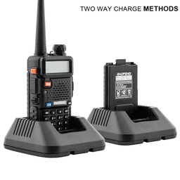 image-6pcs BAOFENG 136-174MHz / 400~520MHz Dual Band Walkie Talkie