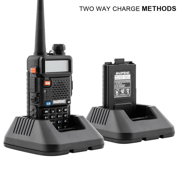 image-6pcs BAOFENG 136-174MHz / 400~520MHz Dual Band Walkie Talkie
