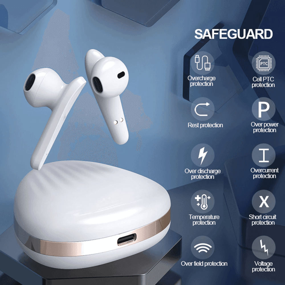image-Bluetooth Earphone in Ear Earbuds HIFI Sound TWS