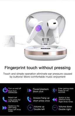 image-Bluetooth Earphone in Ear Earbuds HIFI Sound TWS