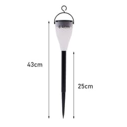 image-Solar LED Power 3 Modes Colorful Garden Light Lawn Lamp