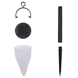 image-Solar LED Power 3 Modes Colorful Garden Light Lawn Lamp