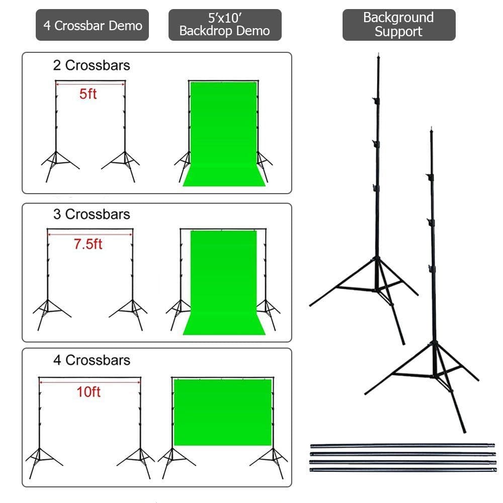 image-45W Photo Photography Umbrella Lighting Kit