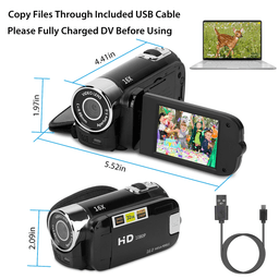 image-2.7in 16X Zoom DV Camera HD 1080P Digital Video Camcorder