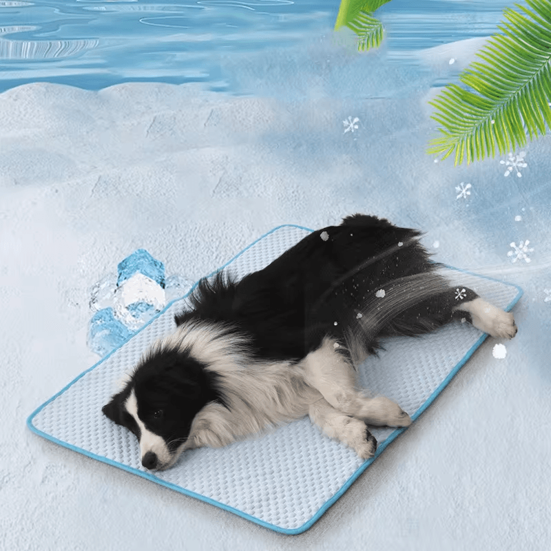 image-Pet Cooling Mat Ice Silk Breathable Dog Cat Pad