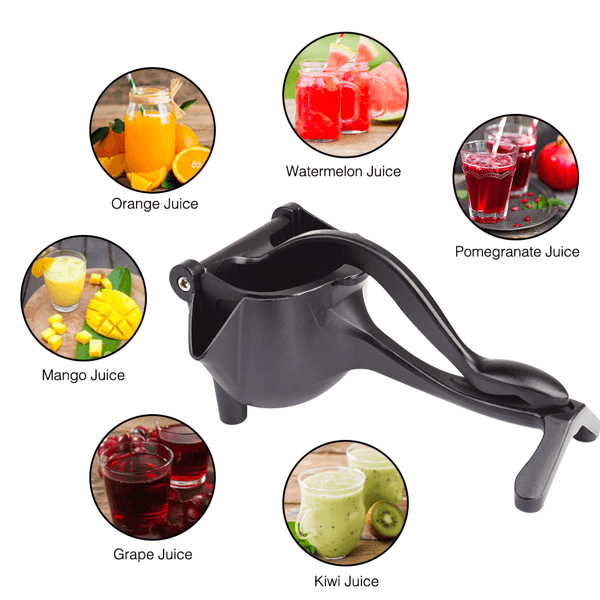 image-Manual Juice Squeezer Aluminum Alloy Hand Pressure Orange Juicer