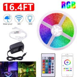 image-5050 RGB Wifi Remote Control 10M 24 Keys 300 Lights LED Strip