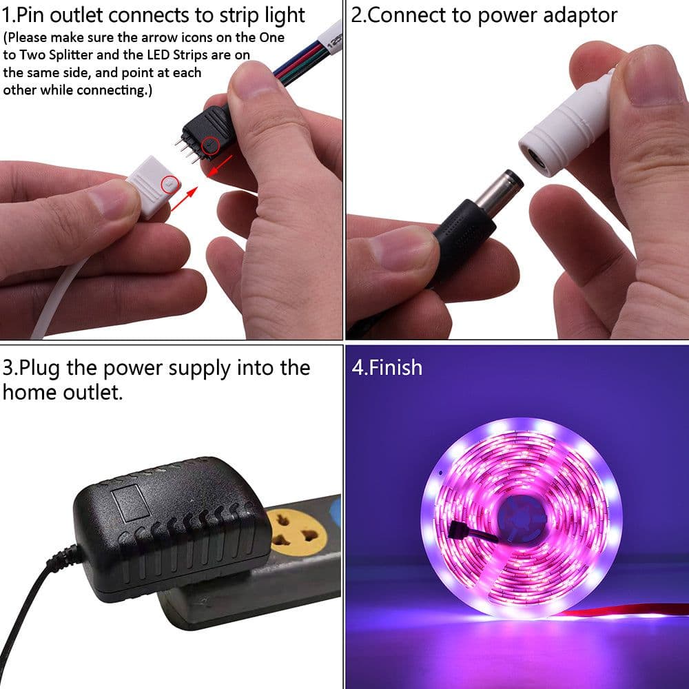 image-5050 RGB Wifi Remote Control 10M 24 Keys 300 Lights LED Strip
