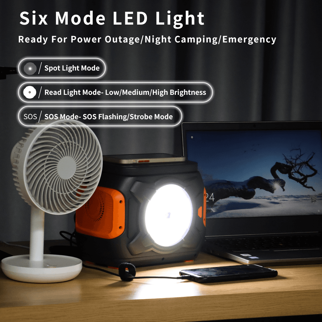 image-320W Portable Emergency Power Supply with Wireless Charger