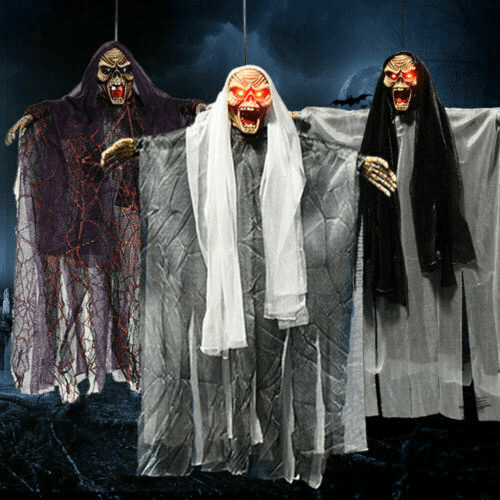 image-Halloween Ghost Hanging Decorations Home Skull Props
