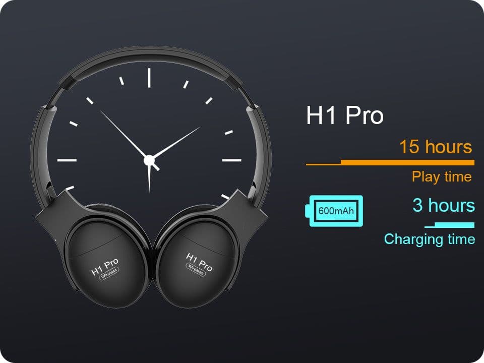image-Noise Canceling Stereo Foldable Bluetooth V5.0 Wireless Headphones