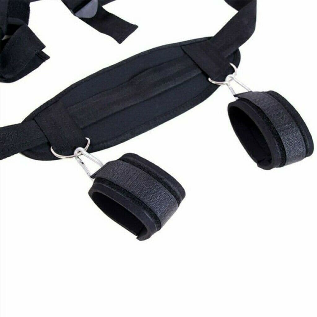 image-Under Bed Bondage Restraint System BDSM Fetish Wrist Ankle Straps