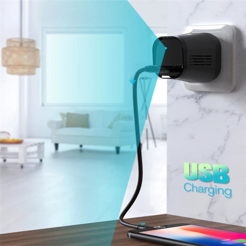 image-Wifi Camera Espia Phone Charger Mini Baby Camera Monitor Camcorder