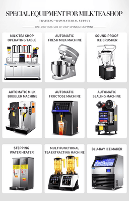 image-LCD Display Steam Boiler Water Machine for Bubble Tea Shop