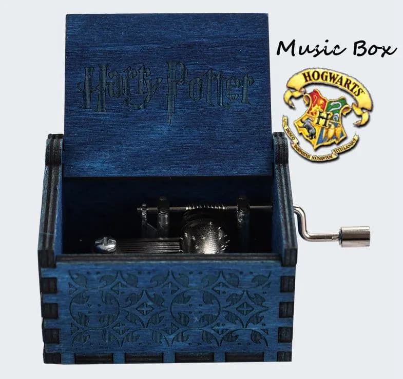 image-Harry Potter Music Box Kids Christmas Gift Wooden