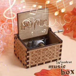 image-Harry Potter Music Box Kids Christmas Gift Wooden