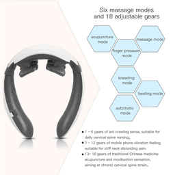 image-Heating Pain Relief Health Care Tool Intelligent Cervical Massager