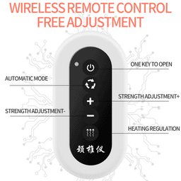 image-Heating Pain Relief Health Care Tool Intelligent Cervical Massager