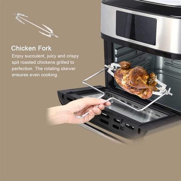 image-1800W Black ZOKOP KAFO-1800E-D2 220V 16 L Air Fryer