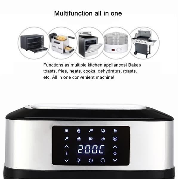 image-1800W Black ZOKOP KAFO-1800E-D2 220V 16 L Air Fryer