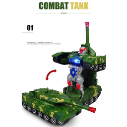 image-Electric Deformation Combat Tank Toys For Kids