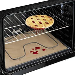 image-Heat Resistant BBQ Grill Mat Reusable Bakeware Mat