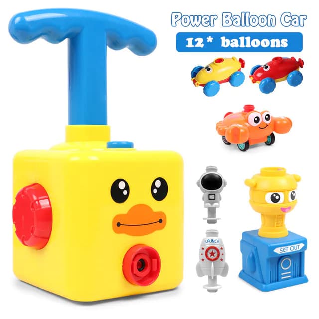image-Air Power Balloon Car Toy for Children Gifts
