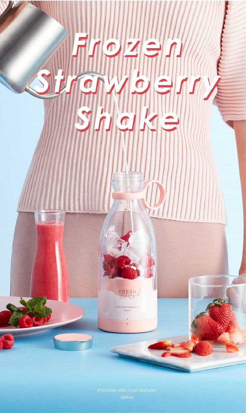image-Travel Portable Blender Juicer Cup Fruit Mixer Milkshake Juice Maker