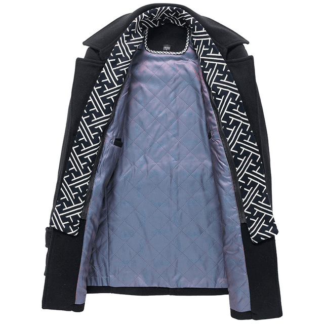 image-Winter Scarf Detachable Scarf Jackets Men's Wool Coats