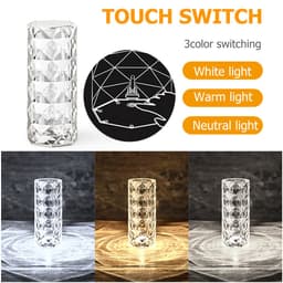 image-Rose Light And Shadow Projector Romantic Crystal Atmosphere Lamp