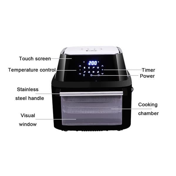 image-ZOKOP KAFO-1800A-D2 220V 16 L Air Fryer 1800W