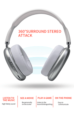 image-2021 New Wireless Headset HIFI Stereo Bluetooth Headphones