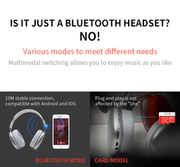 image-2021 New Wireless Headset HIFI Stereo Bluetooth Headphones