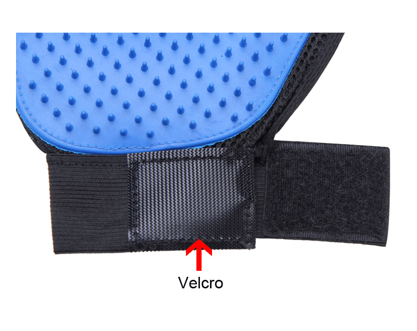 image-Pet Hair Remover Gloves Pet Grooming Brush Gloves