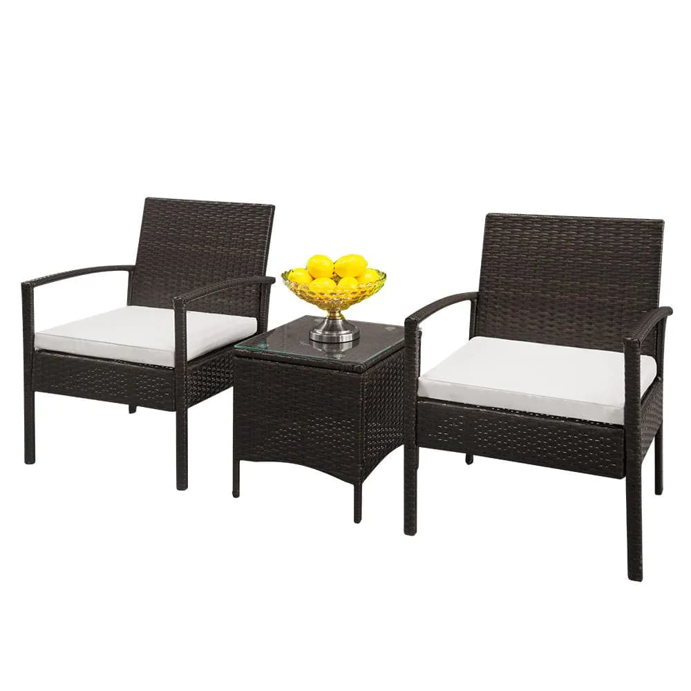 image-Home Garden Furniture Coffee Table Rattan Sofa Set