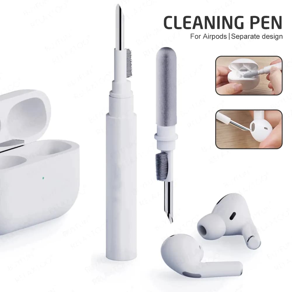 image-Bluetooth Earphones Airpods Cleaner Kit Cleaning Pen Brush