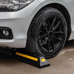 image-Heavy Duty Rubber Parking Curb Car Wheel Chock