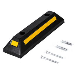 image-Heavy Duty Rubber Parking Curb Car Wheel Chock
