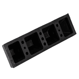 image-Heavy Duty Rubber Parking Curb Car Wheel Chock
