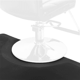 image-Large Semi Circle 5'x3' 1/2' Anti-Fatigue Barber Floor Mat