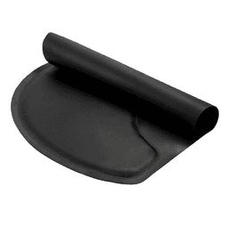 image-Large Semi Circle 5'x3' 1/2' Anti-Fatigue Barber Floor Mat