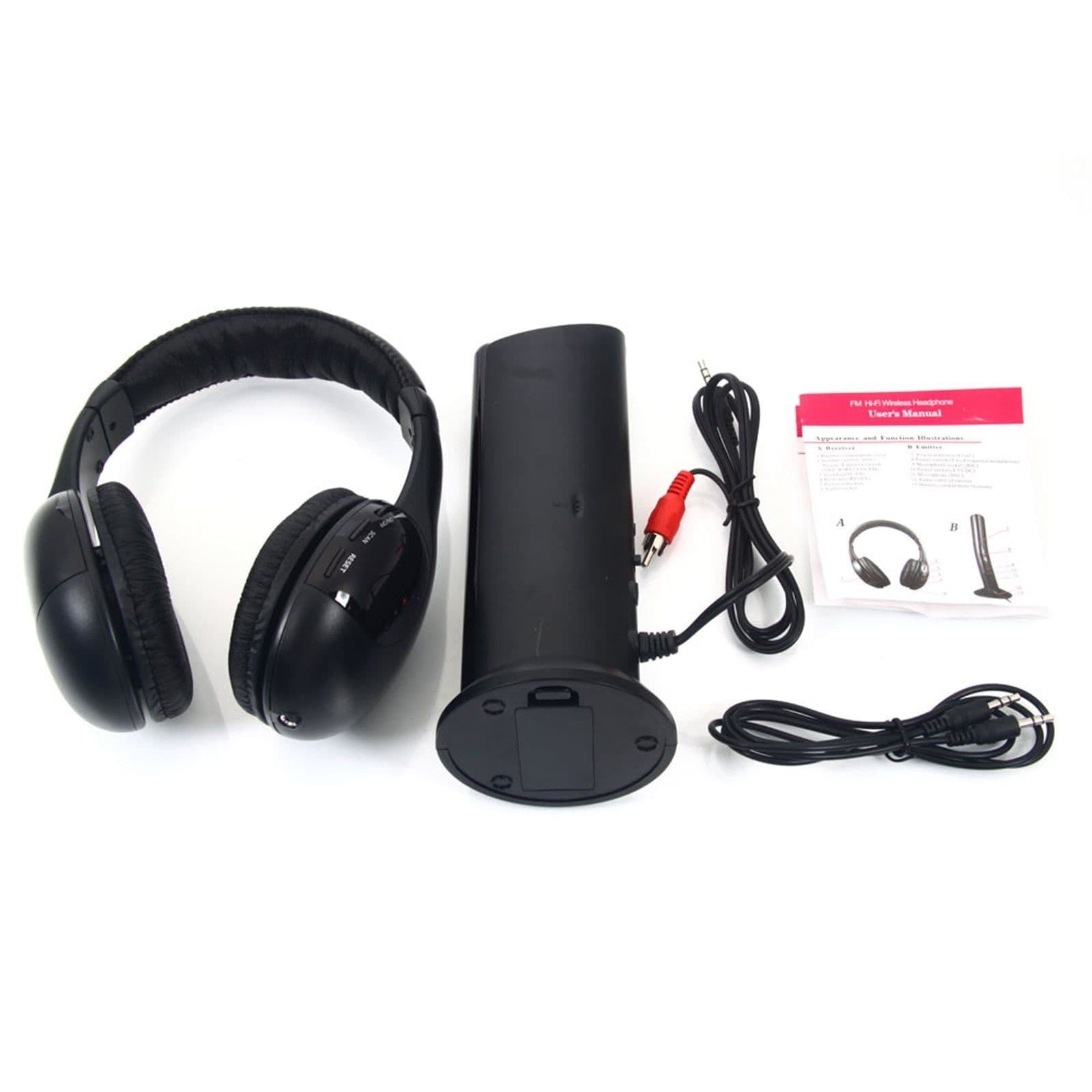 image-5 in 1 Wireless Headphones for MP3 PC TV