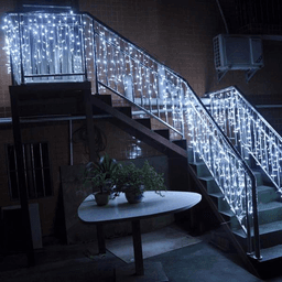image-Wedding Party LED Fairy Christmas Curtain Icicle Lights