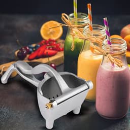 image-Aluminum Alloy Hand Pressure Juicer Manual Juice Squeezer