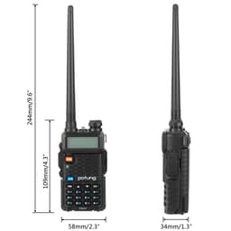 image-P8UV 5W 1800mAh Adult Analog Walkie talkie