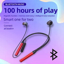 image-100Hours Palying Magnetic Sports Wireless Bluetooth Earphones
