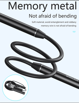 image-100Hours Palying Magnetic Sports Wireless Bluetooth Earphones