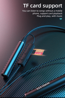 image-100Hours Palying Magnetic Sports Wireless Bluetooth Earphones