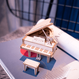 image-Piano Toys 3D Wooden Puzzle for Children