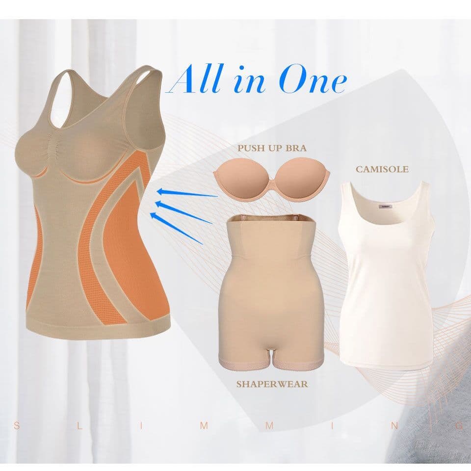 image-Women's Tummy Control Shape Wear Tank Tops S